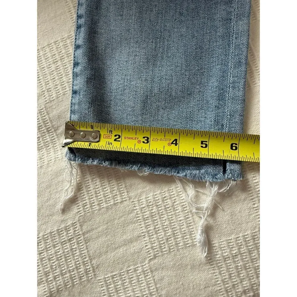 Mother The Rascal Ankle Snippet Slim Straight Jean Blast from the Past 25